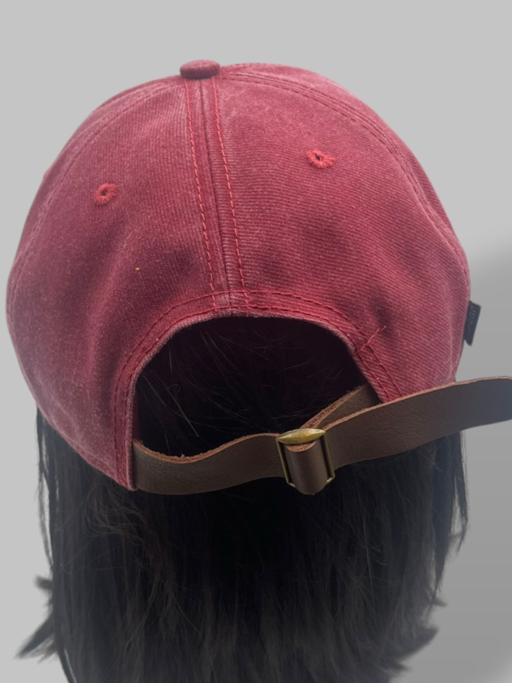 Music City Nashville Embroidered Baseball Cap - Burgundy - Legacy - Picture 3 of 12